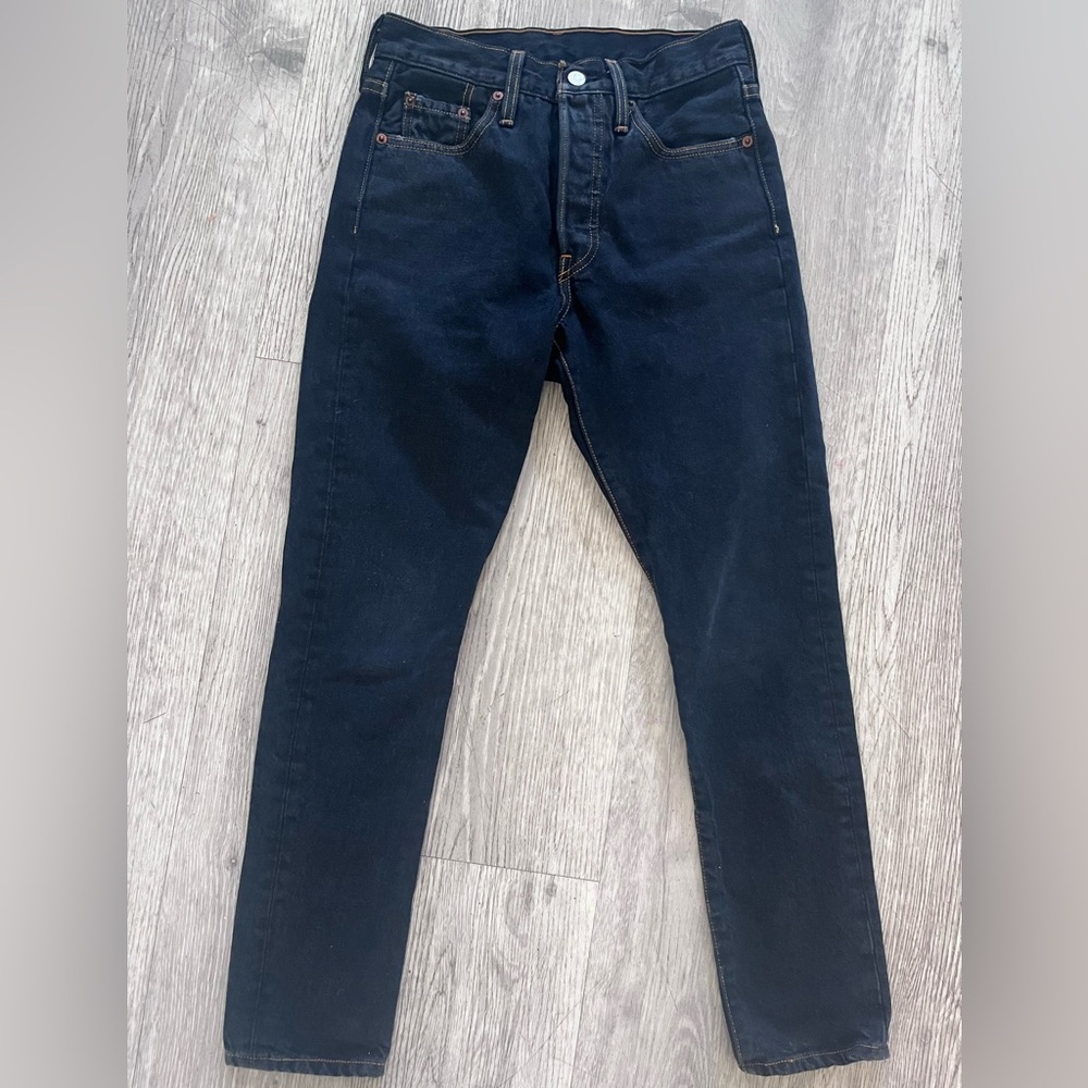 Levi’s big E tab faded black 501 25X28